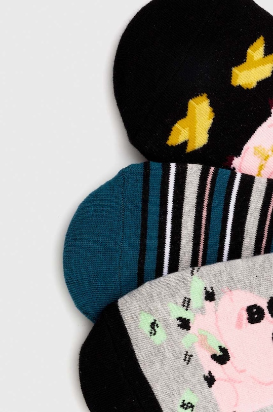 Skarpetki bawełniane męskie z świnką (3-pack) kolor multicolor RS24.LGM609 multicolor RS24
