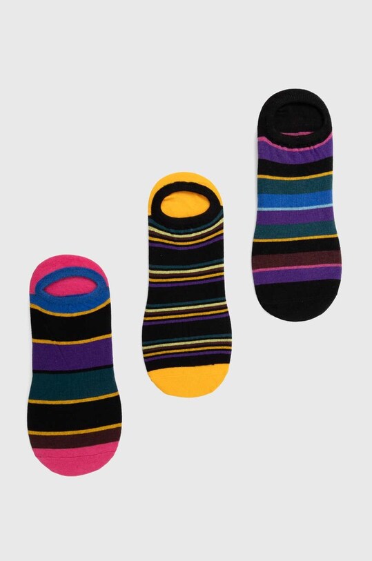Medicine ciorapi de bumbac 3-pack sosete scurte multicolor RS24.LGM701