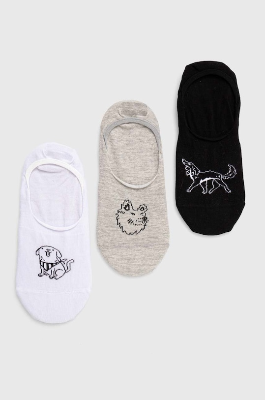 Medicine skarpetki bawełniane 3-pack animal multicolor RS24.LGM702