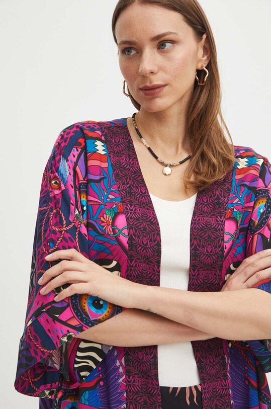 Kimono damskie wzorzyste kolor multicolor multicolor RS24.NKDB00