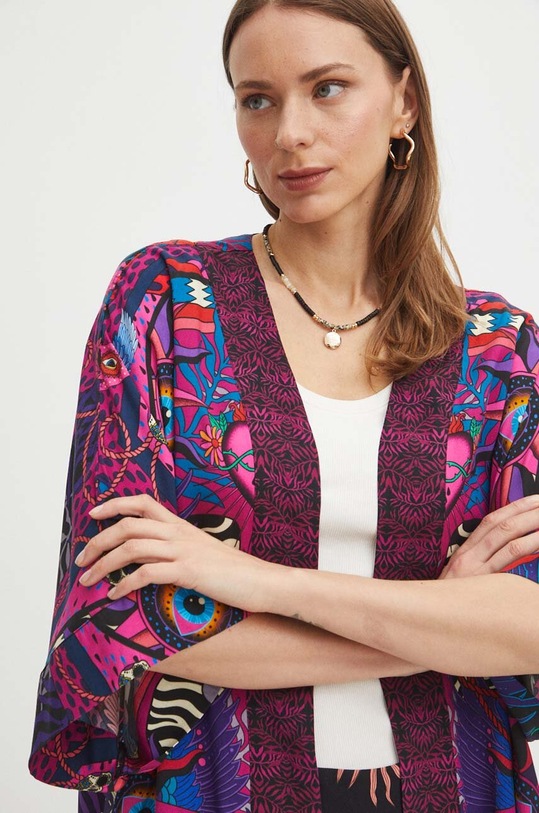 Kimono dámske so vzorom viac farieb viacfarebná RS24.NKDB00