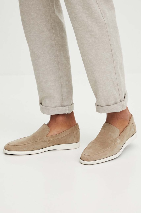 Semišové mokasíny Medicine casual béžová RS24.OBM603