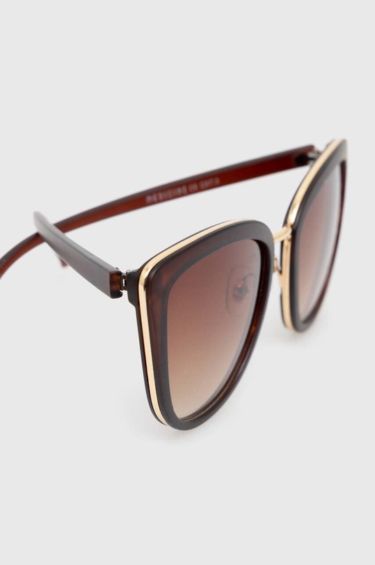 Sluneční brýle dámské hnědá barva hnědá RS24.OKD801