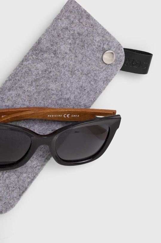 Okulary przeciwsłoneczne damskie z polaryzacją kolor czarny RS24.OKD809 czarny