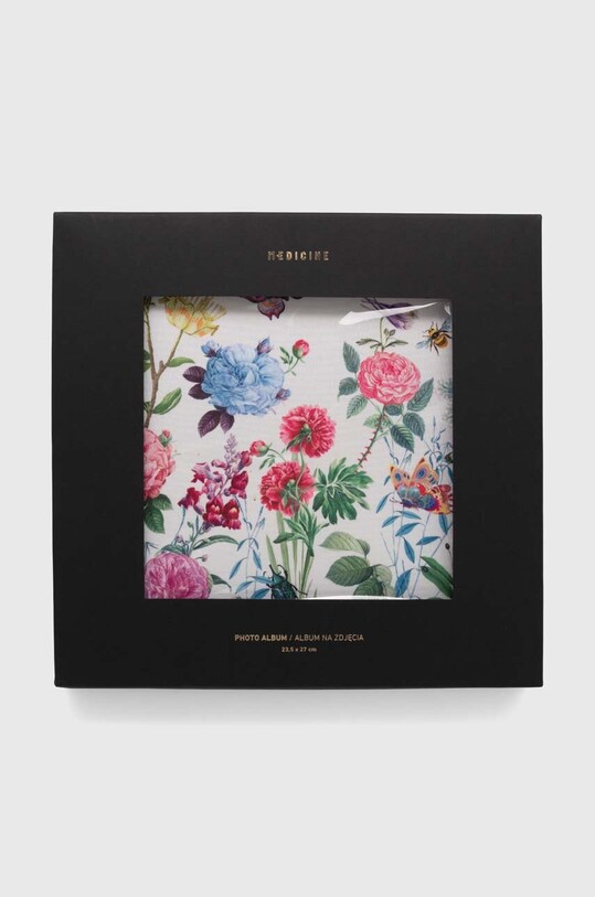 Album na zdjęcia z okładką w kwiaty kolor multicolor RS24.PAU503 multicolor