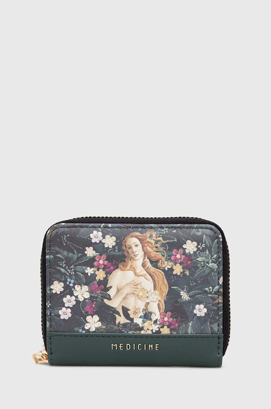 Portfel damski ze skóry ekologicznej z kolekcji Eviva L'arte kolor multicolor RS24.PFD252 multicolor RS24