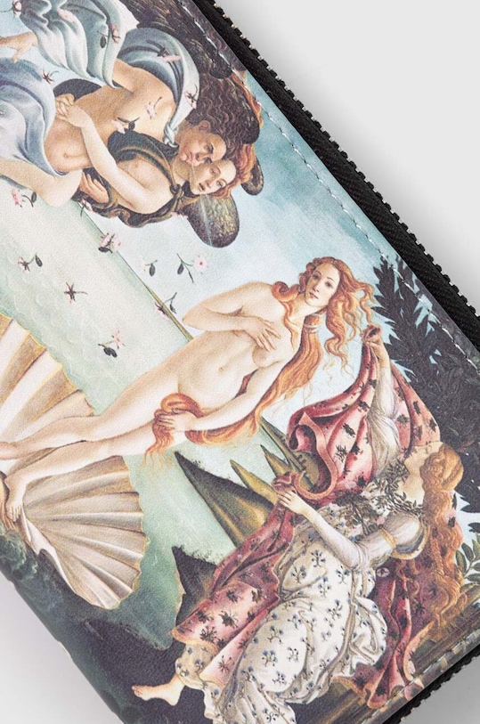 Portfel damski ze skóry ekologicznej z kolekcji Eviva L'arte kolor multicolor RS24.PFD254 multicolor RS24