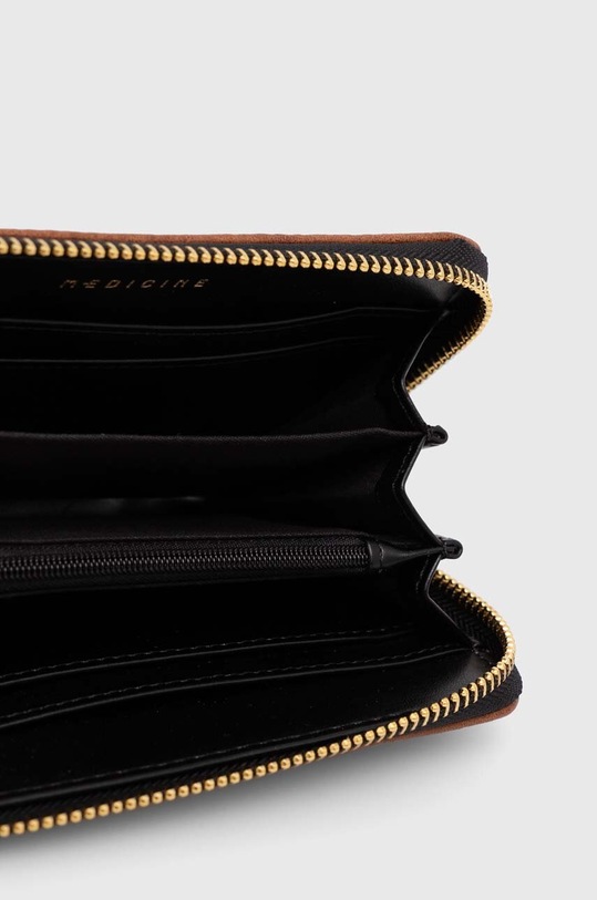 Portfel damski ze skóry ekologicznej kolor brązowy brązowy RS24.PFD600