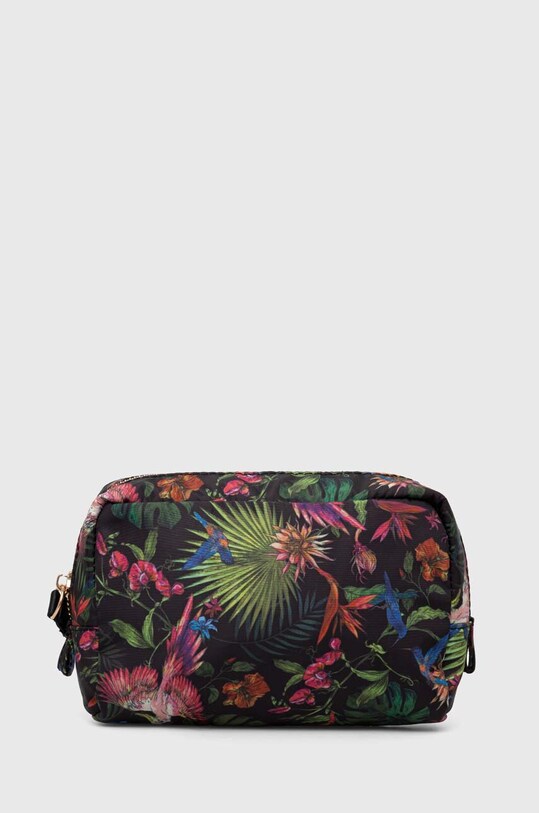 Kosmetyczka travel damska wzorzysta kolor czarny RS24.PFD701 czarny RS24