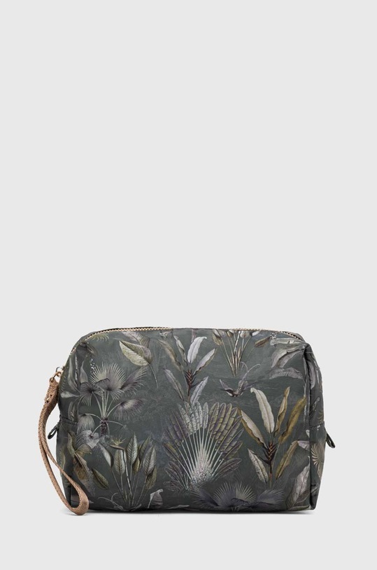 Kosmetyczka travel damska wzorzysta kolor zielony RS24.PFD705 zielony RS24