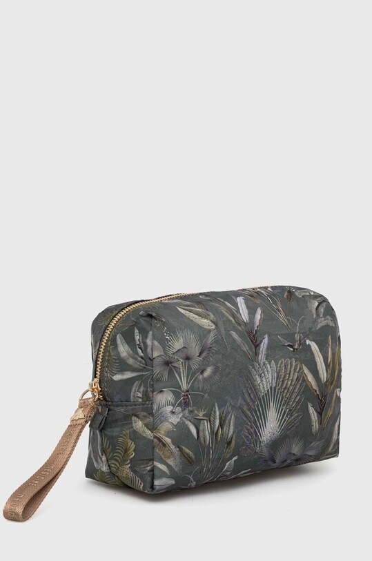 Akcesoria Kosmetyczka travel damska wzorzysta kolor zielony RS24.PFD705 zielony