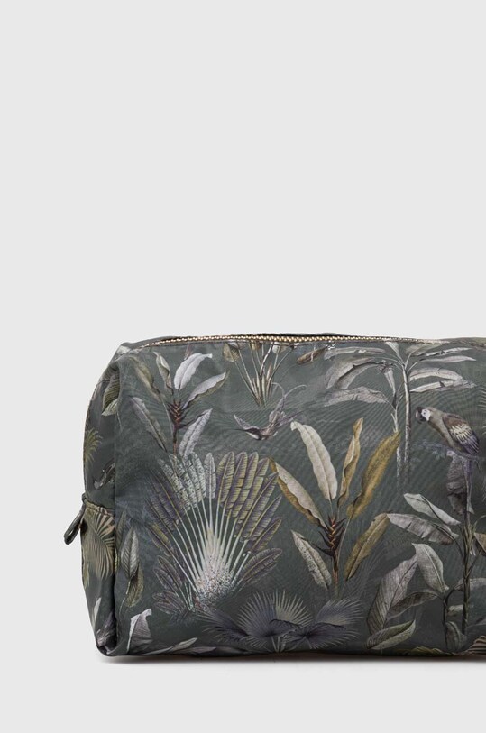 Kosmetyczka travel damska wzorzysta kolor zielony zielony RS24.PFD705