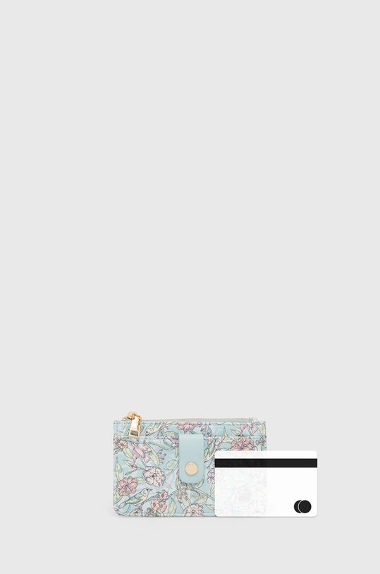 Peňaženka dámska z ekologickej kože so vzorom viac farieb viacfarebná RS24.PFD706