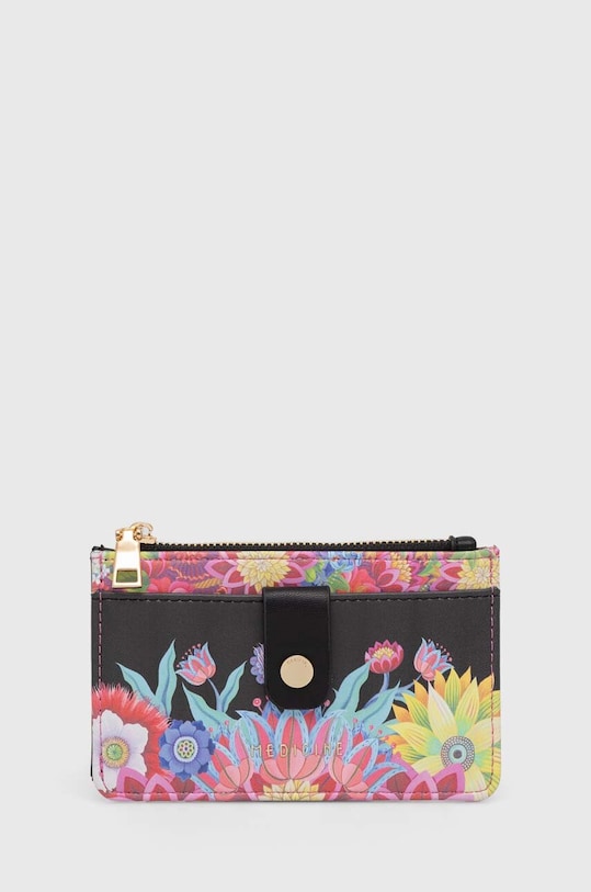Portfel damski ze skóry ekologicznej z kolekcji Jane Tattersfield x Medicine kolor multicolor wzorzyste multicolor RS24.PFD850