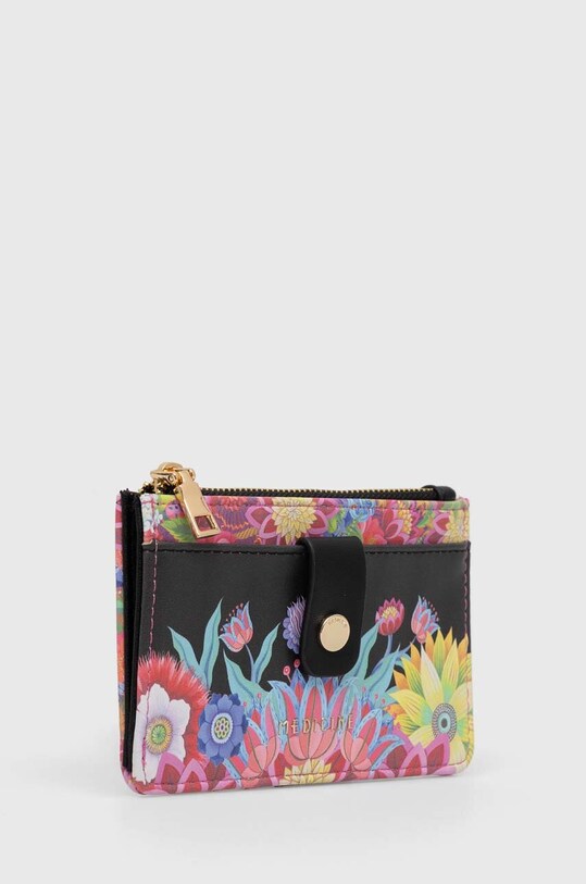 Portfel damski ze skóry ekologicznej z kolekcji Jane Tattersfield x Medicine kolor multicolor RS24.PFD850 multicolor RS24