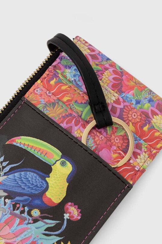 Portfel damski ze skóry ekologicznej z kolekcji Jane Tattersfield x Medicine kolor multicolor multicolor RS24.PFD850