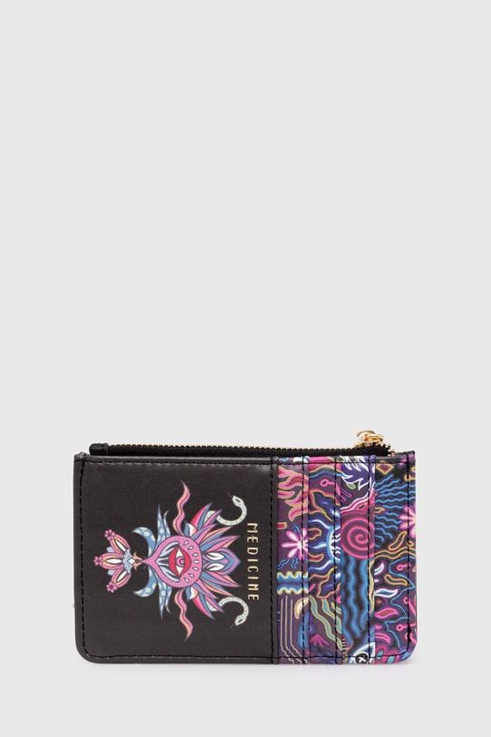 Peněženka z ekologické kůže, se vzorem více barev vzorovaný vícebarevná RS24.PFDB00