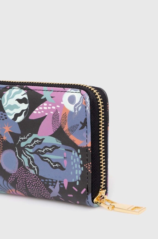 Portfel damski ze skóry ekologicznej wzorzysty kolor multicolor RS24.PFDB02 multicolor RS24