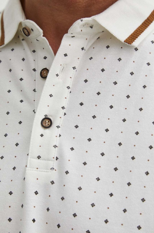 Bavlněné polo tričko Medicine RS24.POM051 béžová