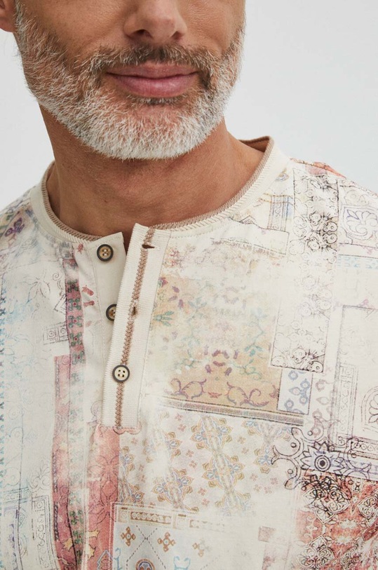 Medicine pamut póló RS24.POM500 bézs