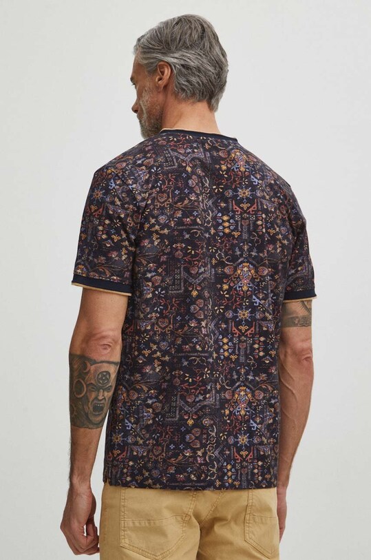 Oblečení Bavlněné polo tričko pánské černá barva RS24.POM500 černá