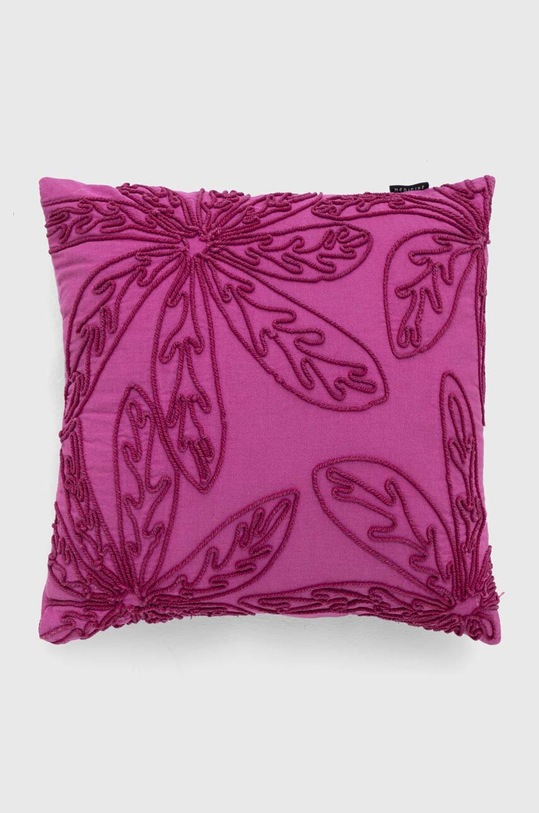 Dekoratívna obliečka na vankúš s ozdobnou aplikáciou 45 x 45 cm ružová farba RS24.PSU500 ružová RS24