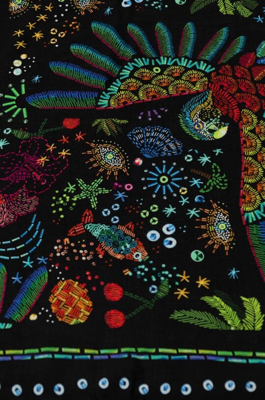 Chusta pareo damska wzorzysta kolor multicolor multicolor RS24.SAD903