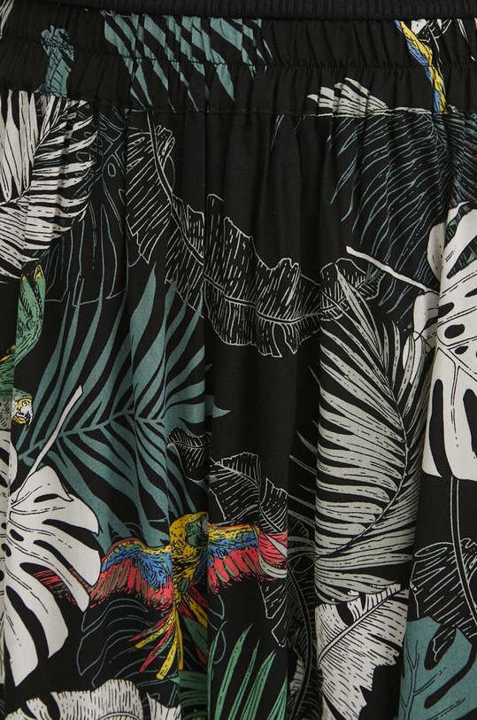 Spódnica damska maxi wzorzysta kolor czarny czarny RS24.SDD070