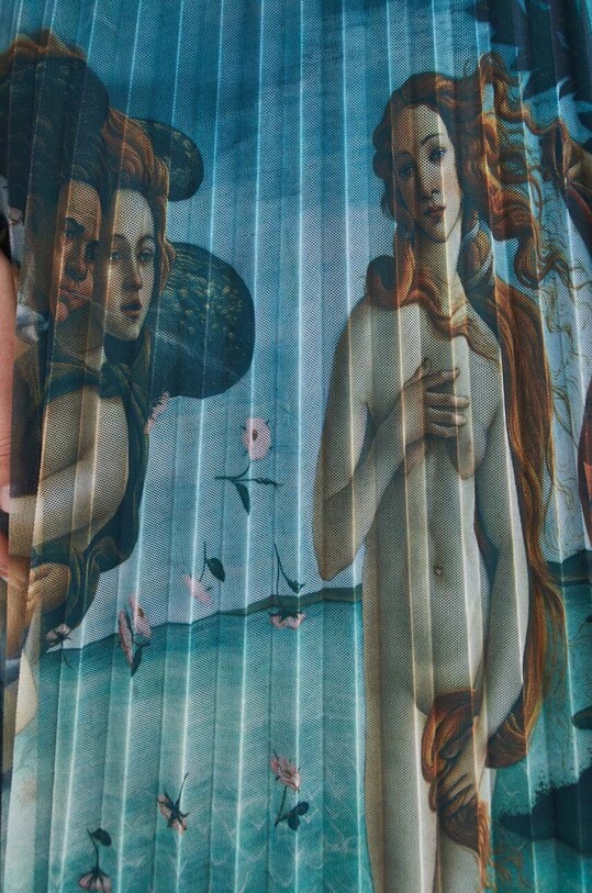 Spódnica damska maxi z kolekcji Eviva L'arte kolor multicolor RS24.SDD253