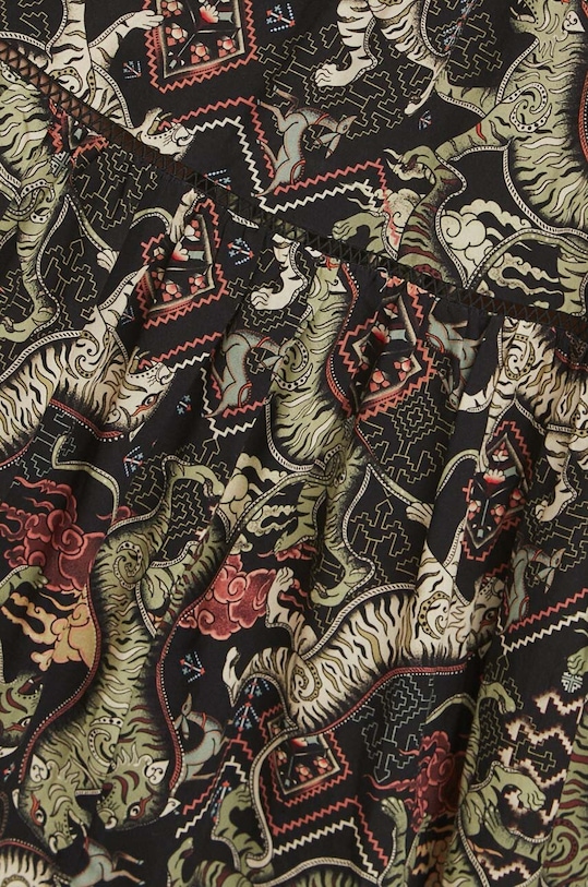 Sukňa dámska čierna farba čierna RS24.SDD600