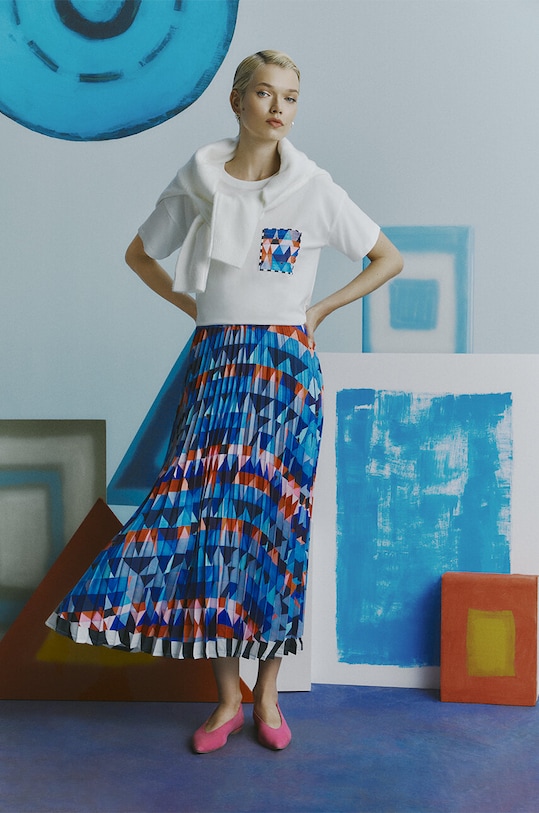 Φούστα Medicine εμπριμέ πολύχρωμο RS24.SDD650