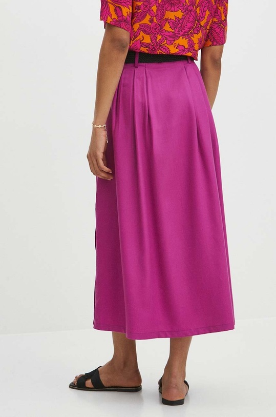 Sukně dámská maxi jednobarevná růžová barva růžová RS24.SDD703