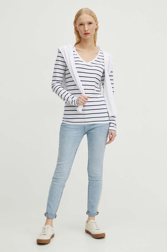 Jeansy damskie skinny kolor niebieski RS24.SJD010 niebieski RS24