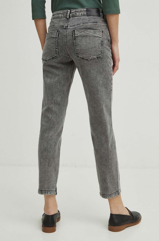 Oblečenie Rifle dámske boyfriend šedá farba RS24.SJD046 sivá