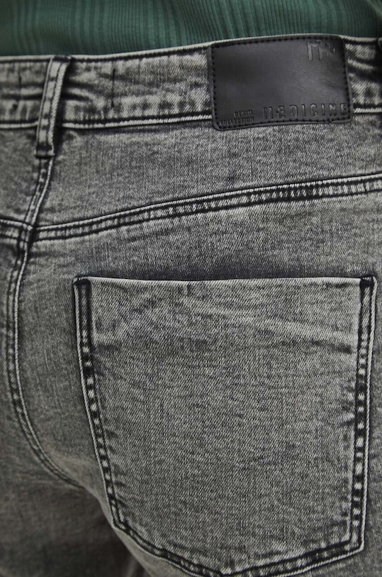 Rifle dámske boyfriend šedá farba sivá RS24.SJD046