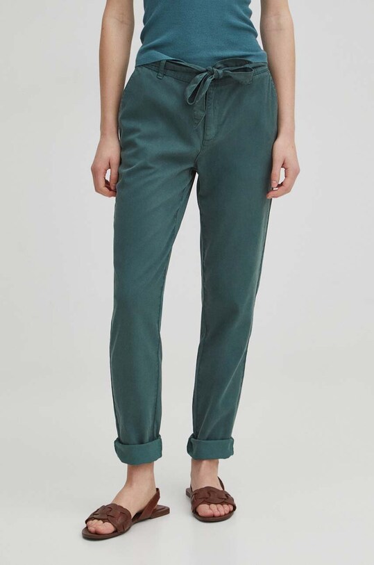 Medicine pantaloni chinos turcoaz RS24.SPD050