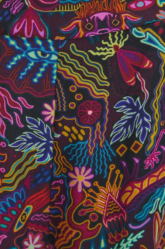 Spodnie damskie cullotes wzorzyste kolor multicolor multicolor RS24.SPDB03
