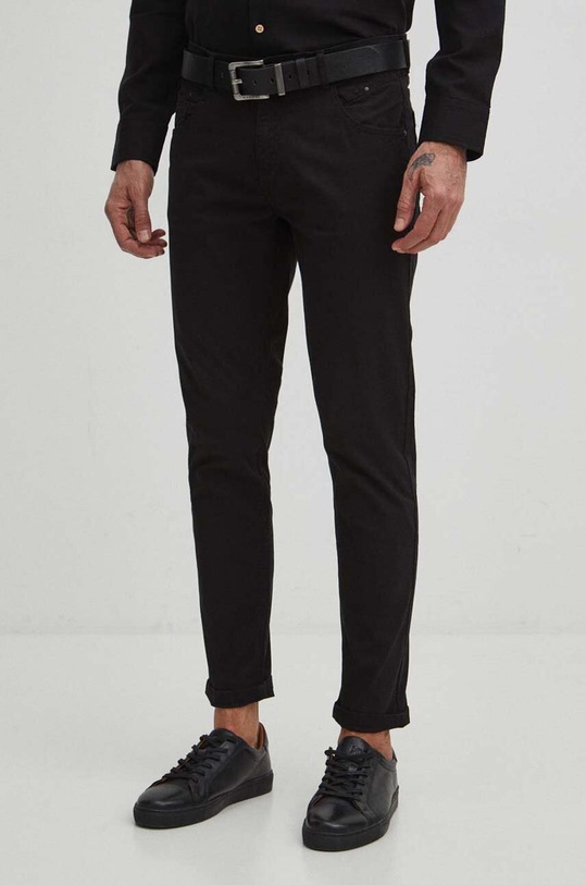 Spodnie męskie slim kolor czarny RS24.SPM050 czarny RS24