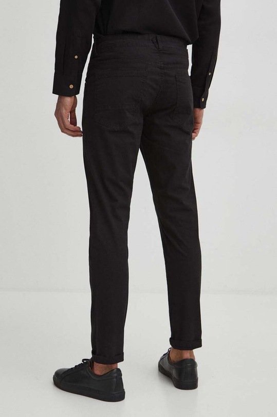 Odzież Spodnie męskie slim kolor czarny RS24.SPM050 czarny