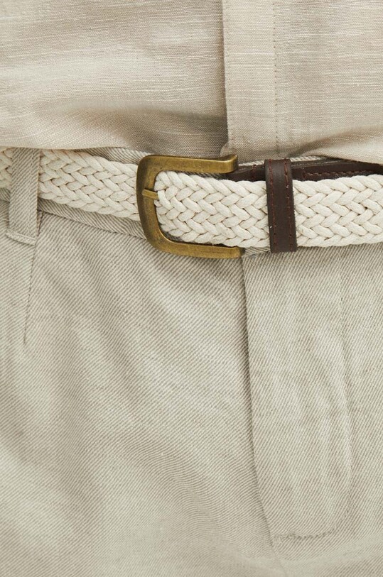 Medicine pantaloni din in RS24.SPM074 bej