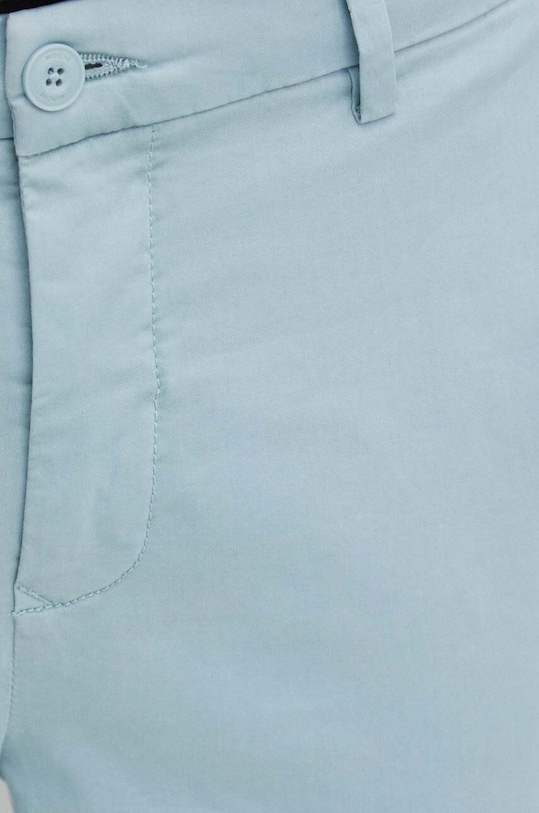 Spodnie męskie slim gładkie kolor niebieski niebieski RS24-SPM603