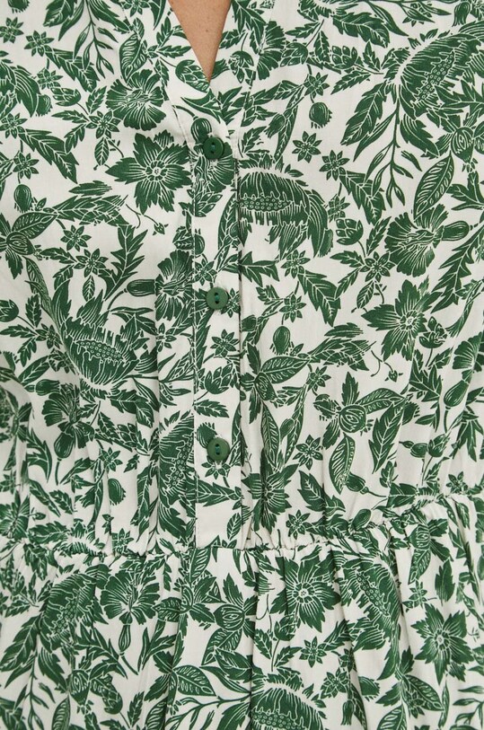 Sukienka damska midi wzorzysta kolor kremowy RS24.SUD073