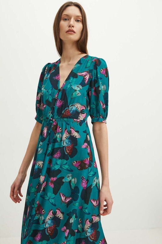 Medicine rochie maxi turcoaz RS24.SUD092