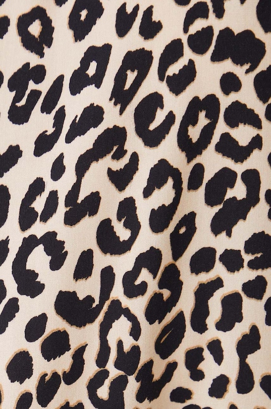 Sukienka damska midi z wiskozy kolor beżowy RS24.SUD0B1 beżowy