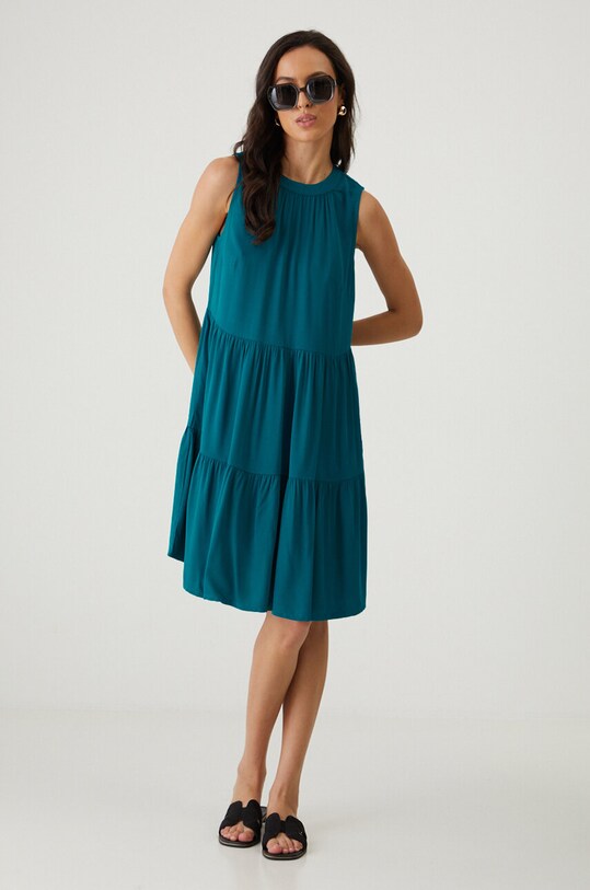 Medicine rochie midi turcoaz RS24.SUD0B1