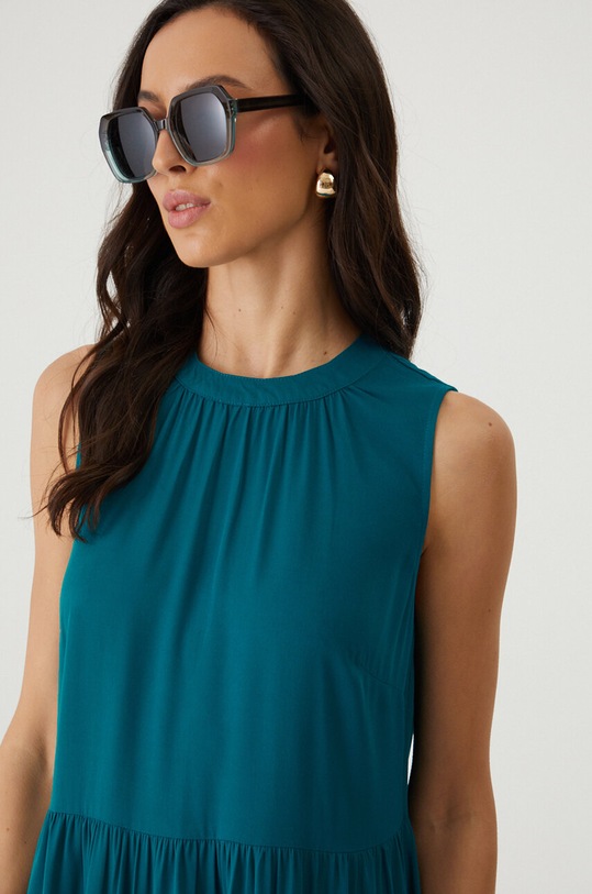 Šaty Med tyrkysová farba tyrkysová RS24.SUD0B1
