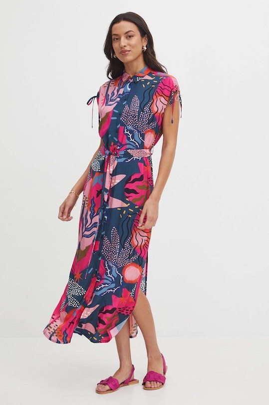 Sukienka maxi wzorzysta kolor multicolor RS24.SUD0B2 multicolor RS24