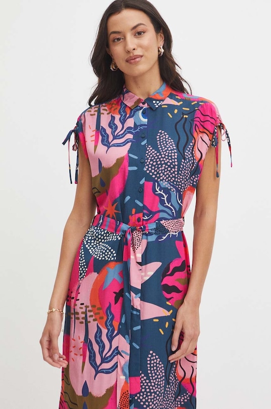 Sukienka maxi wzorzysta kolor multicolor multicolor RS24.SUD0B2