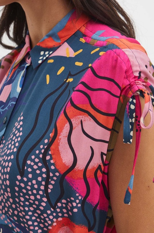 Sukienka maxi wzorzysta kolor multicolor RS24.SUD0B2