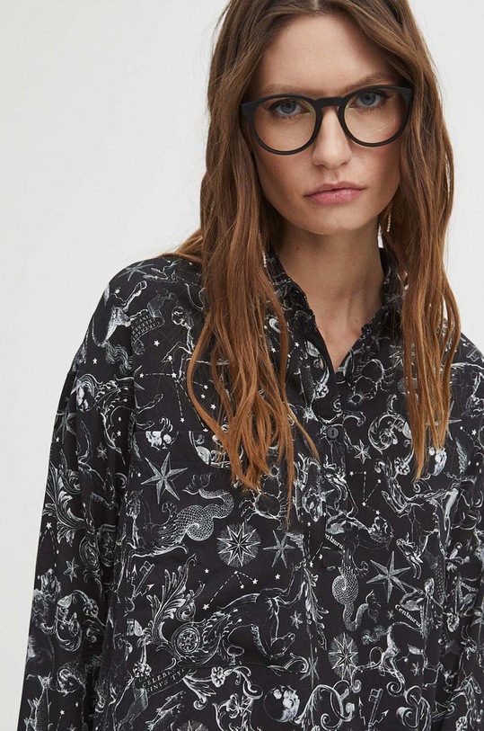 Sukienka damska midi z kolekcji Zodiak kolor czarny RS24.SUD150